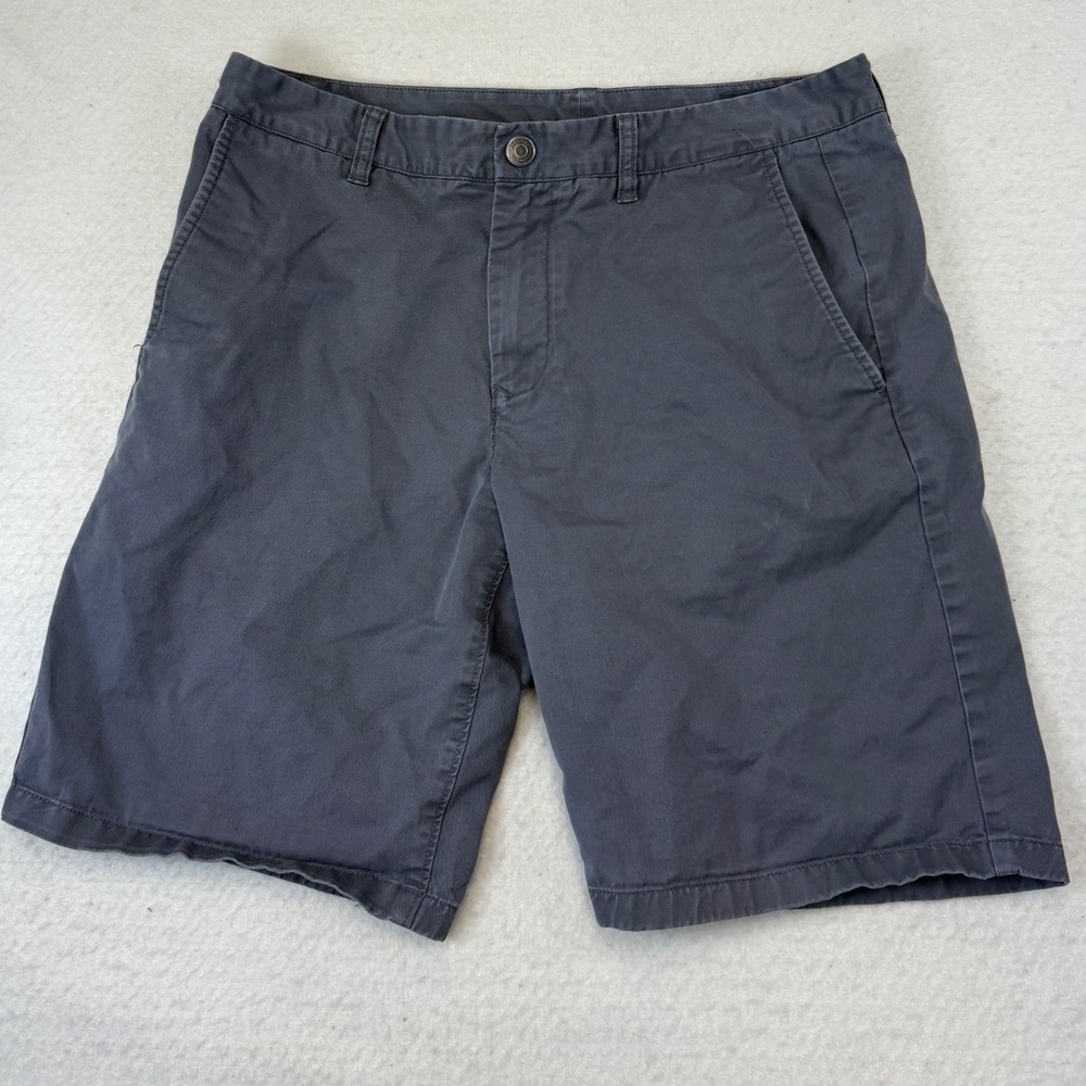 Bonobos Mens Chino Shorts Charcoal Grey Size 32 9 Inch Inseam 18088-GY437